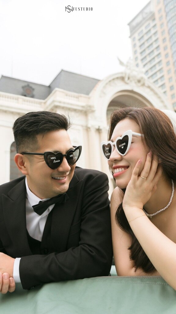 Beneath the grand facade of Saigon Opera House, we promise forever