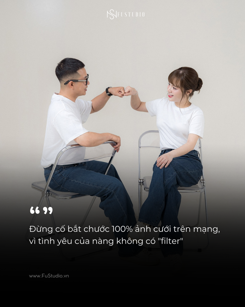 Đừng cố bắt chước 100% ảnh cưới trên mạng, vì tình yêu của nàng không có "filter"!