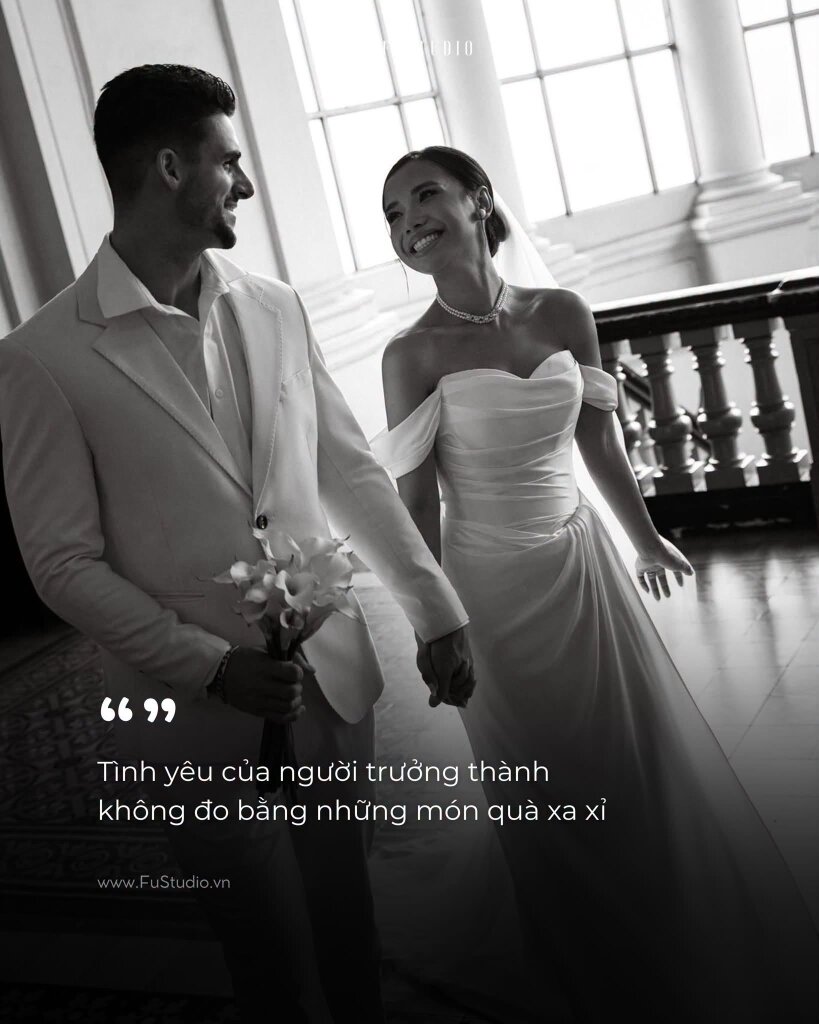 Tình yêu của người trưởng thành không đo bằng những món quà xa xỉ